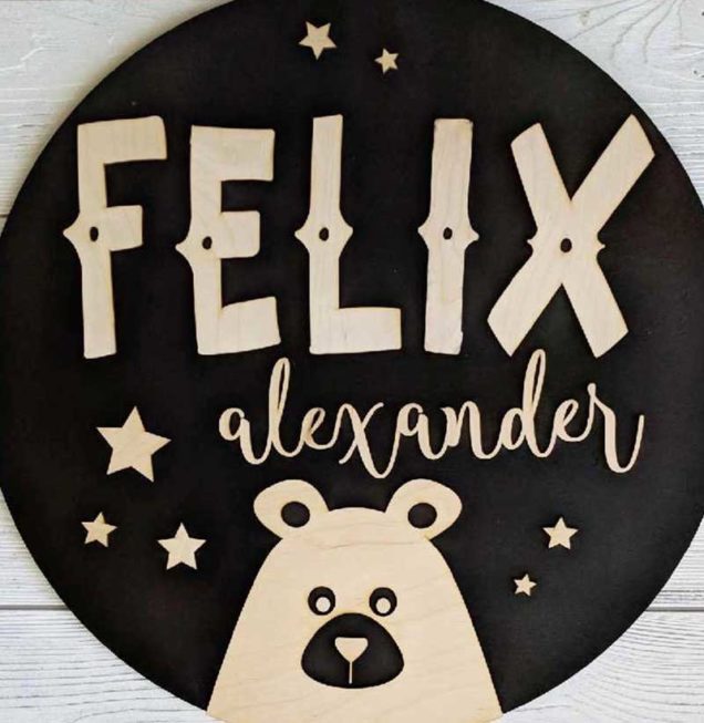 21 Wild personalized wood signs for adventure themed nurseries - The ...