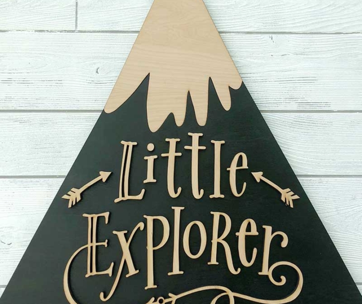 21 Wild  personalized wood signs for adventure themed nurseries