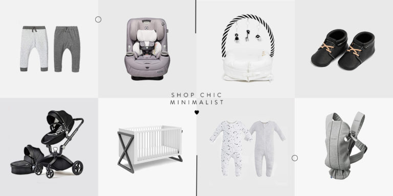 best modern minimalist baby products