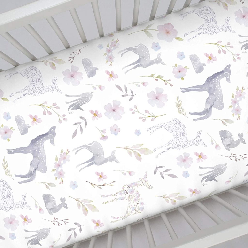 32 pink woodland crib sheets for girls (& boys) - The best products for