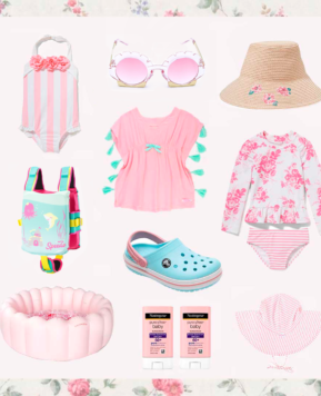 Romantic Vintage Baby Pool Party Gift Guide