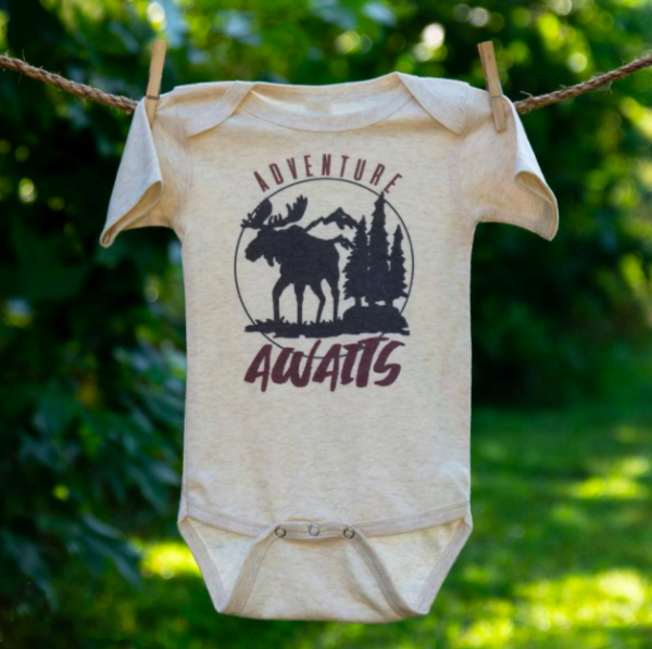 97 Short-sleeve Baby Woodland Bodysuits