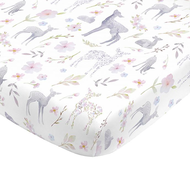 18 Dainty Woodland Crib Sheets for girls & boys to love - The Mood Guide