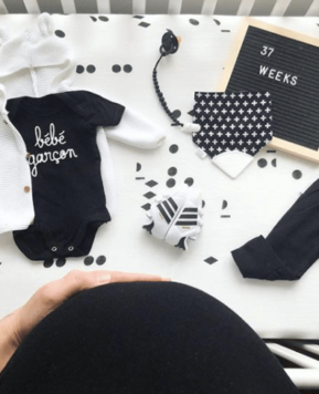 Modern Black And White  Crib Sheets  Style-Conscious Moms Will Love