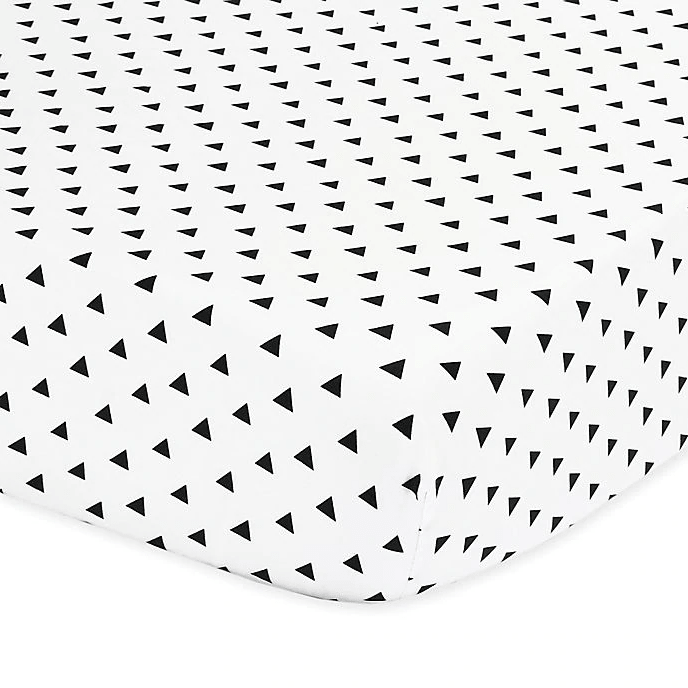 Modern Black And White Crib Sheets StyleConscious Moms Will Love The