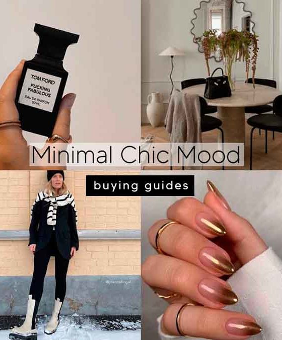 Aesthetic Chic Clothing, Modern Minimal Décor, and Luxurious Gifts for when you’re Feeling Effortlessly Cool