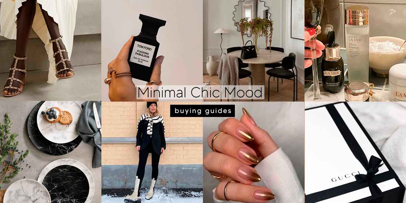 Aesthetic Chic Clothing, Modern Minimal Décor, and Luxurious Gifts for when you’re Feeling Effortlessly Cool