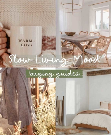 Aesthetic Natural & Sustainable Clothing, Furniture & Decor to Feel Cozy and Live Slow