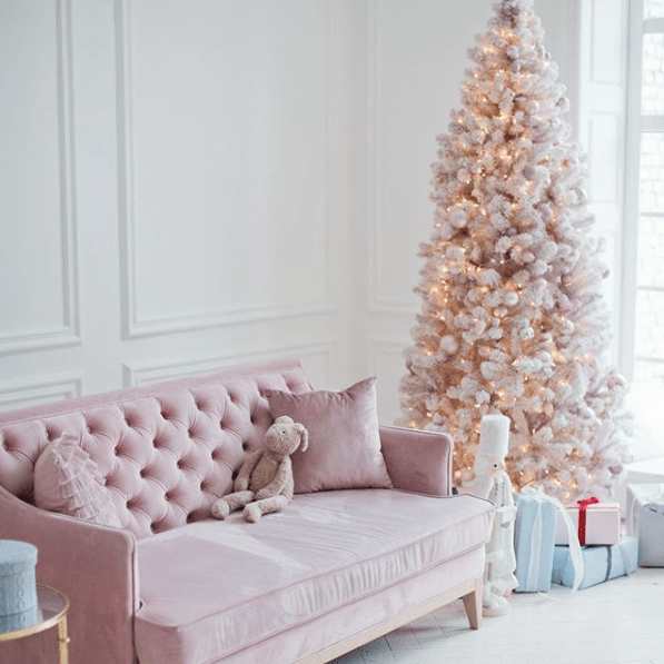 The Most Beautiful Pink Christmas Trees & Cute Ideas For A Girly Holiday Aesthetic