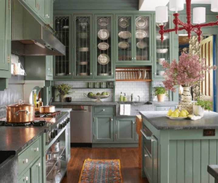 34 Unique Farmhouse Kitchens That Are Incredibly Not Boring