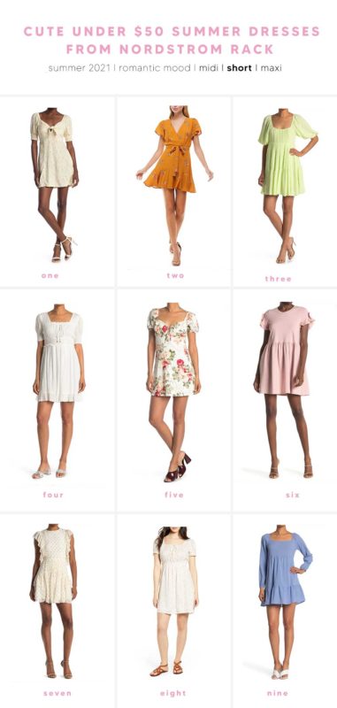 The Prettiest Girly Summer Dresses Under 50 from Nordstrom Rack - The ...