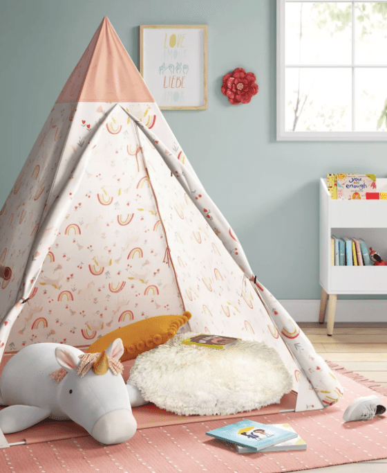Dreamy Play Tents From Teepee to Playhouse For Girls & Boys Who Love Dainty Stuff