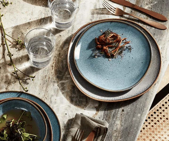 Rustic Dinnerware & Drinkware To Set Earthy Unique Tabletops