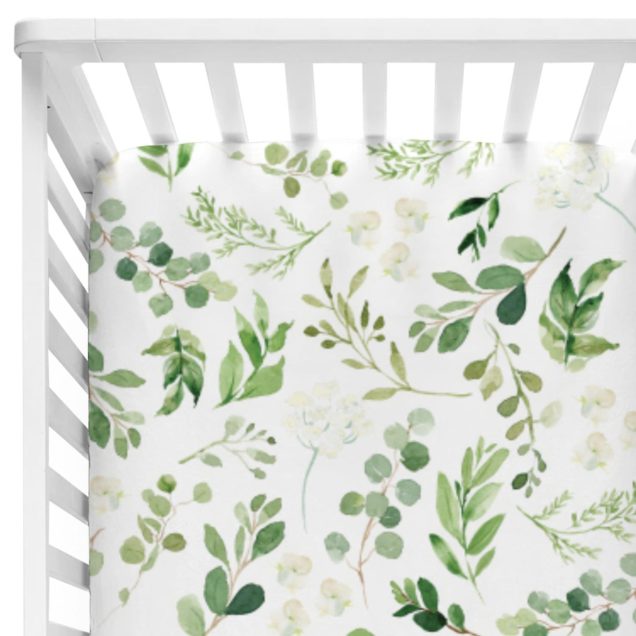 The Best Greenery Crib Sheets - The Mood Guide