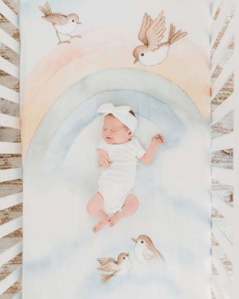 The Best Rainbow Crib Sheets To Inspire Sweet Dreams