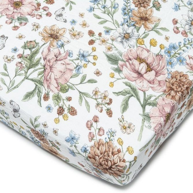 The Most Lovely & Soft Floral Crib Sheets - The Mood Guide