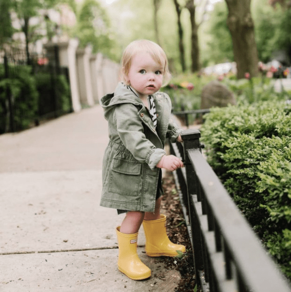 infant yellow rain boots