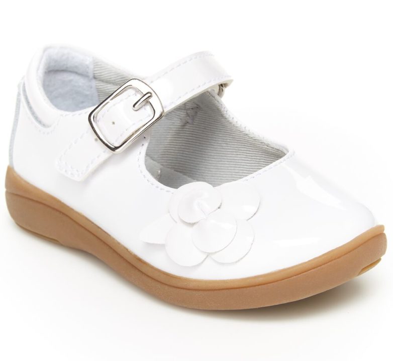 infant girl white dress shoes