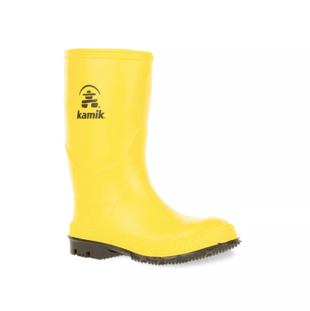 cute yellow rain boots
