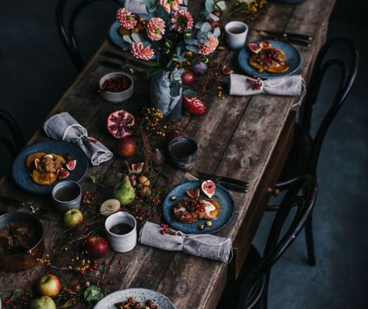 Bold Earthy Decor Perfect For A Rustic Thanksgiving Table Setting