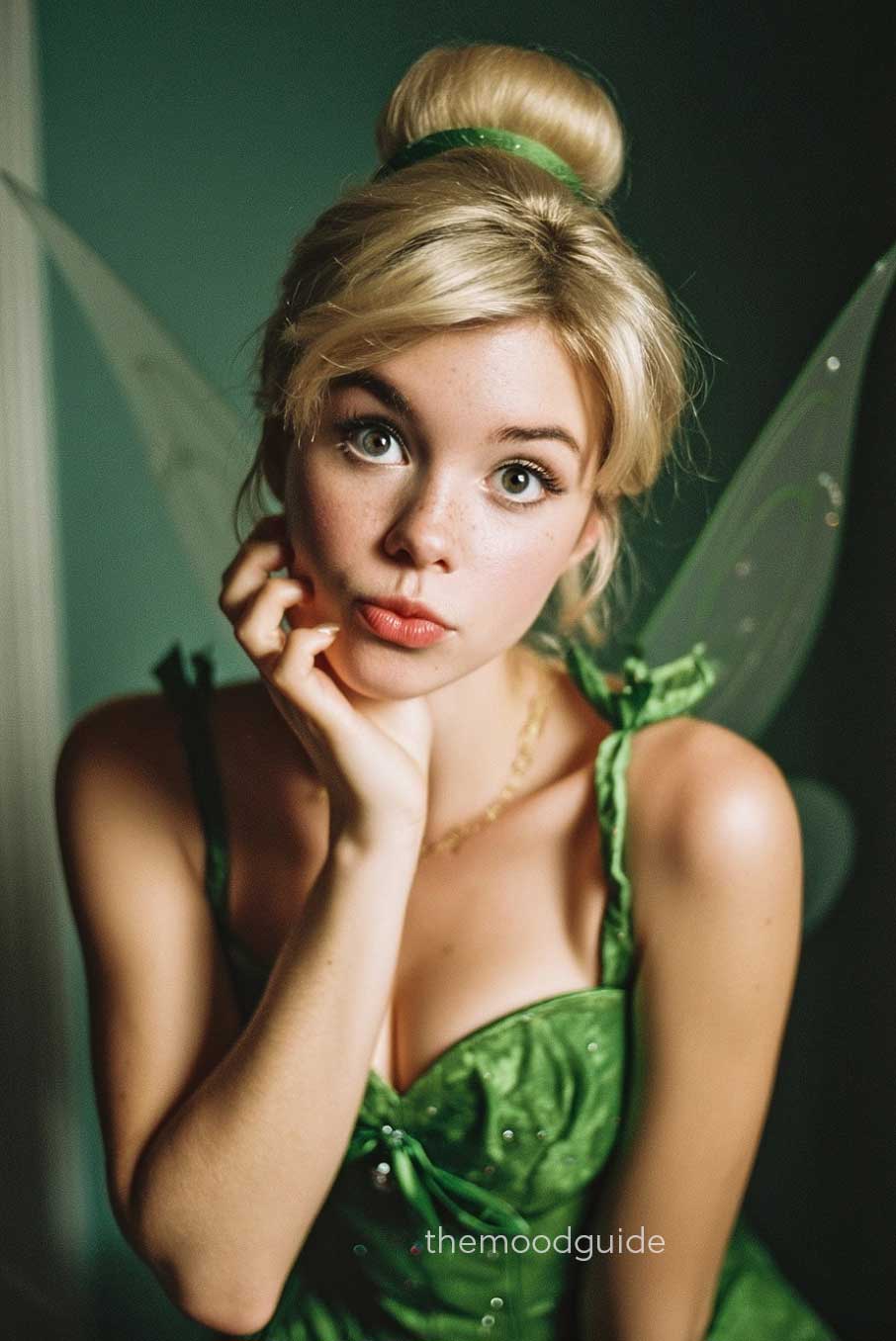 cute tinkerbell aesthetic fairy hairstyle