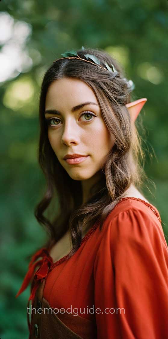 simple easy fairy hairstyle on brown medium lenght hair