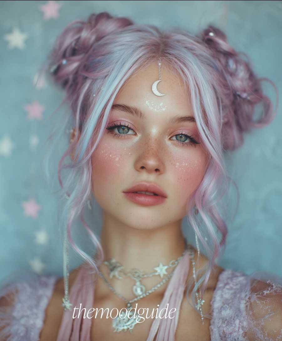 pastel fairy hair