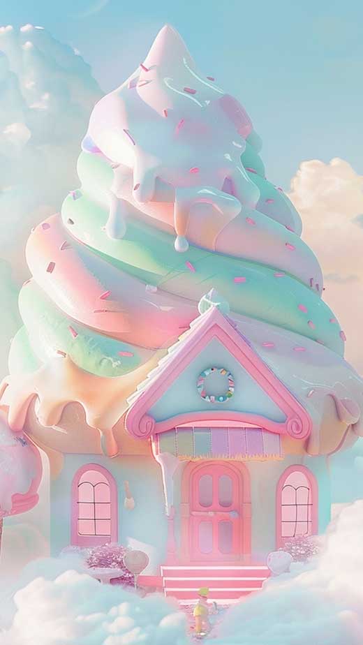 softcore pastel aesthetic ice cream pastel summer wallpaper for iphone