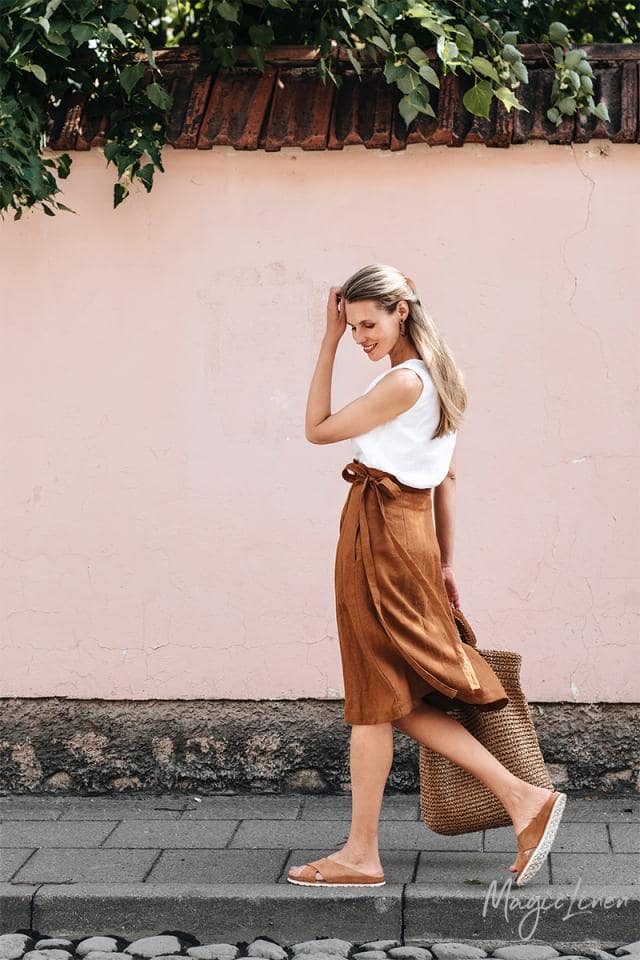 Linen Skirts Are Your Summer Wardrobe Best Friend. Here Is Your Favorite.
