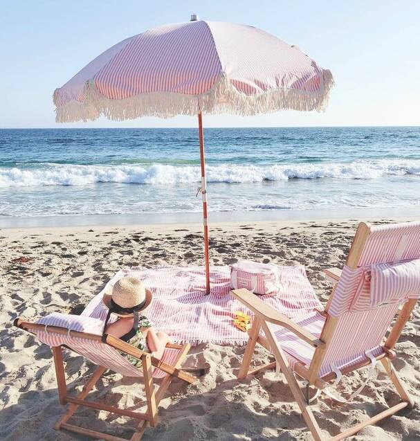 The Best Pink Outdoor Umbrellas For Patio, Beach & Poolside