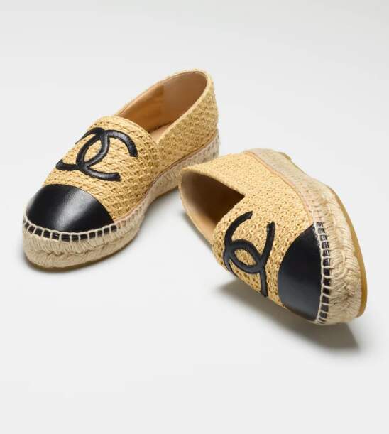 Flat Chanel Espadrilles Closed Toes
