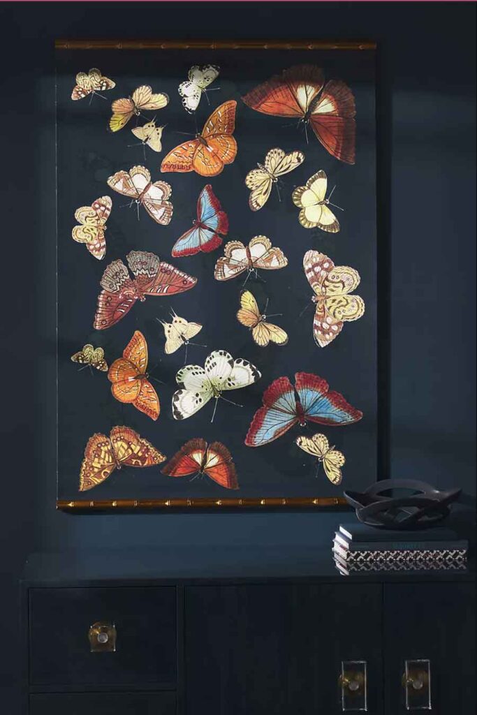 butterfly panel wall art decor gift