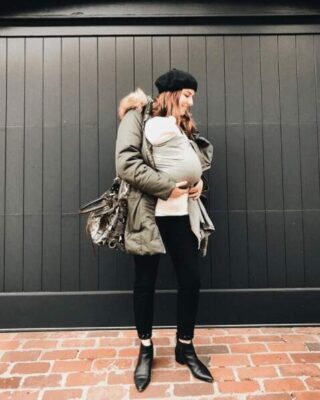 Best Baby Carriers For Newborns & Amazing Postpartum Style Inspo From ...