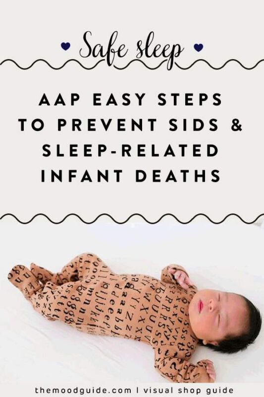 Safe Sleep AAP easy steps to prevent SIDS & sleeprelated infant