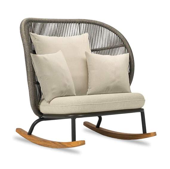 Modern Double Outdoor Rocking Chair, by Vincent Shepard