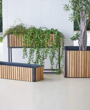 These Wooden Outdoor Planters Will Inspire Even Cactus Killers. I Promise.