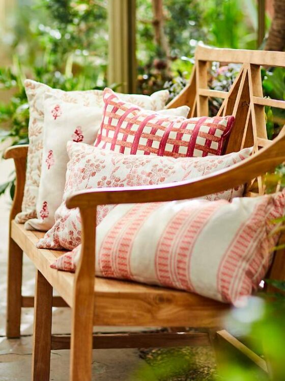 The Most Beautiful Pink Outdoor Pillows