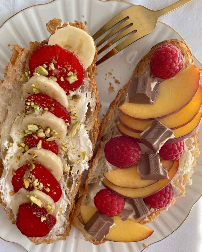 fruit toast aesthetic