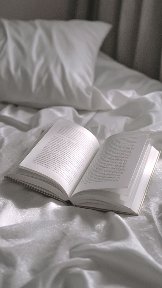 white open book cozy chic aesthetic free phone background