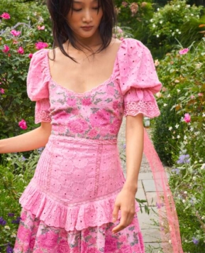 Here Is The Pink Roses Dress That Will Uplift Your Mood