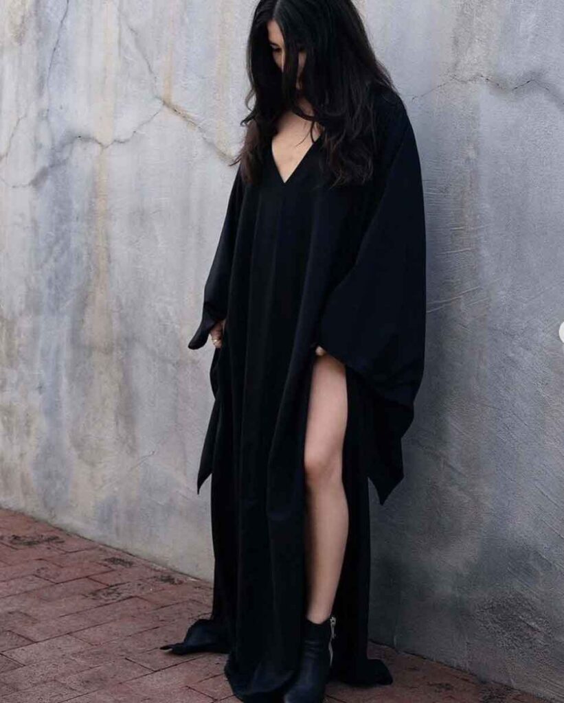 modern witch aesthetic fashion black outfit