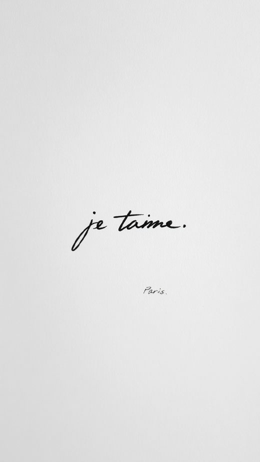 je taime aesthetic phone wallpaper