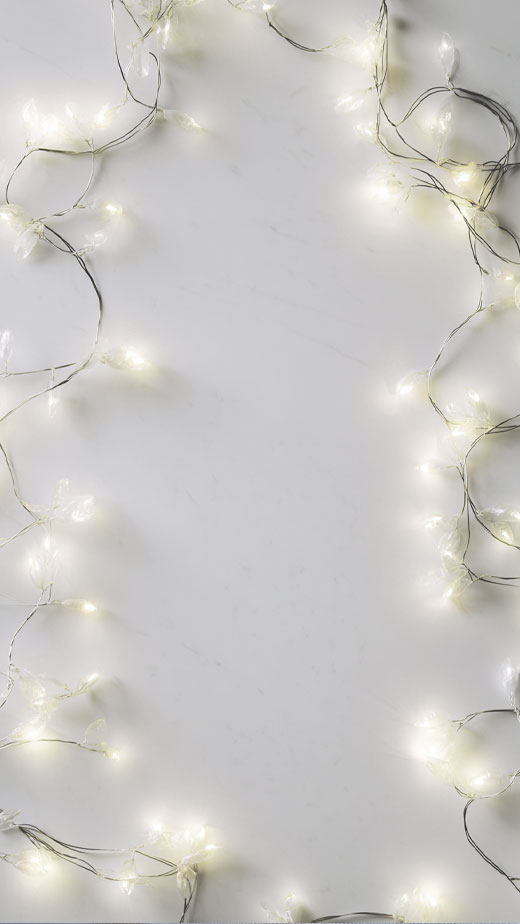 white lights frame wallpaper for phone