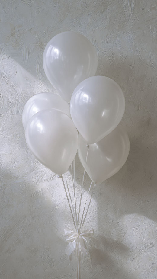 balloons phone background white