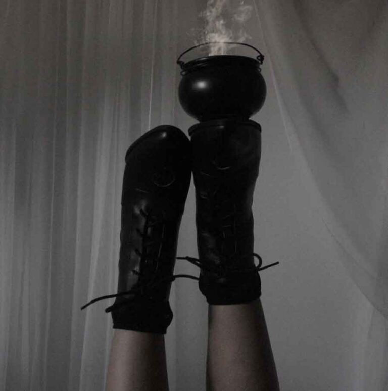 witch boots aesthetic