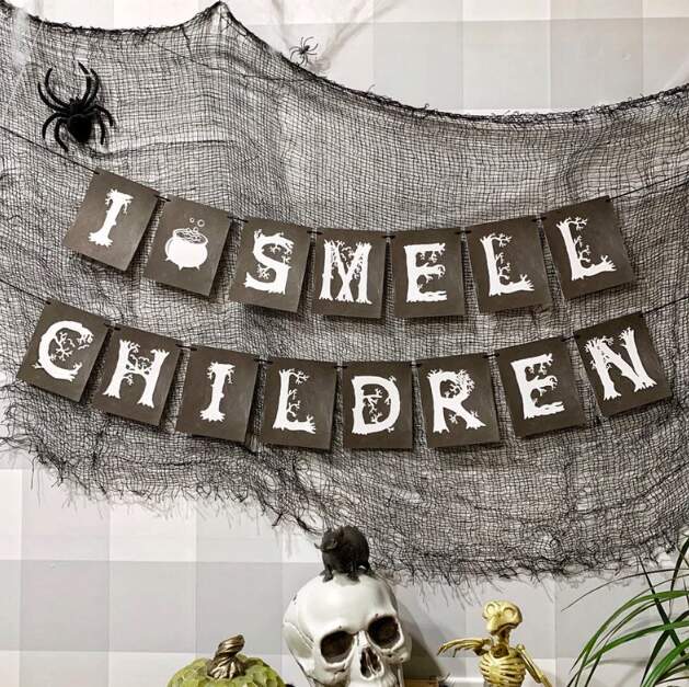 "I Smell Children" Party Banner