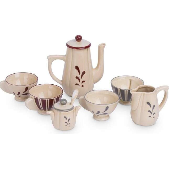 Retro Inspired Ceramic Tea Set For Kids, Konges Slojd - age 3+