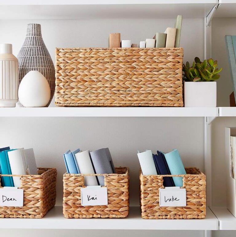 Rattan, Wicker & Woven Storage Baskets (The Best Way To Decorate And Organize Your House Once