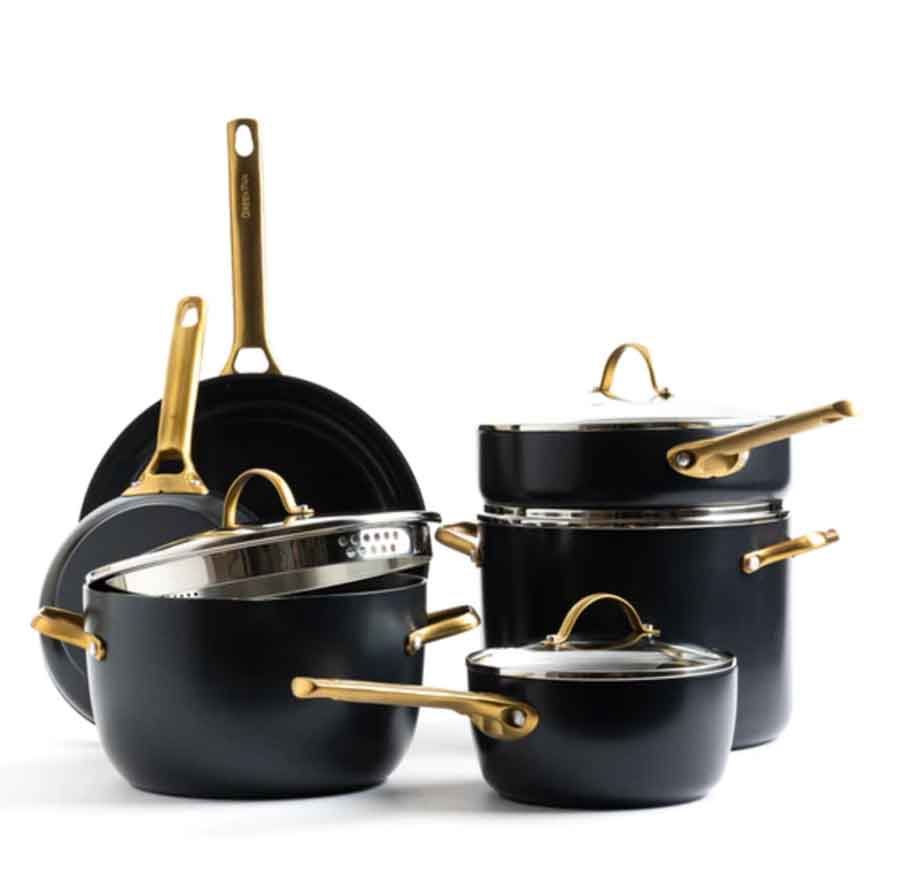 chic black cookware