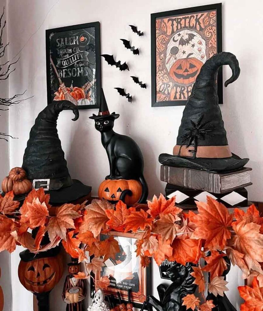 witch hat halloween decorations